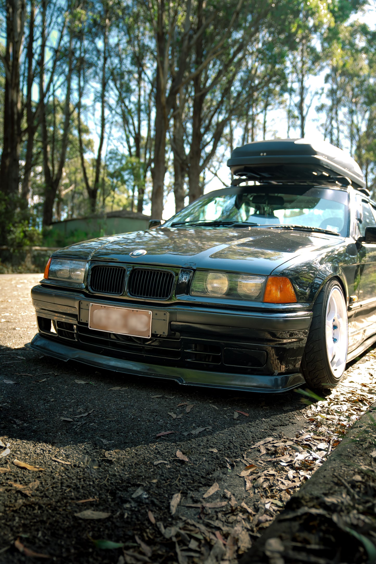 Rieger style front lip - E36 standard bumper